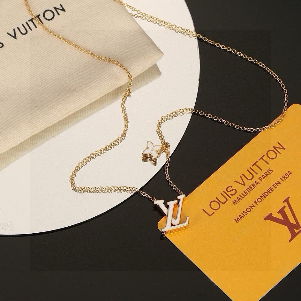 Louis Vuitton Monogram LV Necklace
